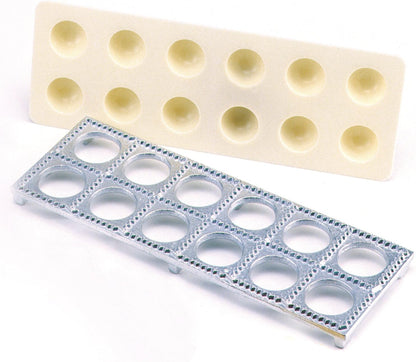 Ravioli Maker With Press 12 Inches, Metallic