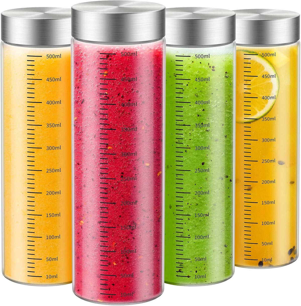 4 Oz Glass Jar with Lid, 2 Pack