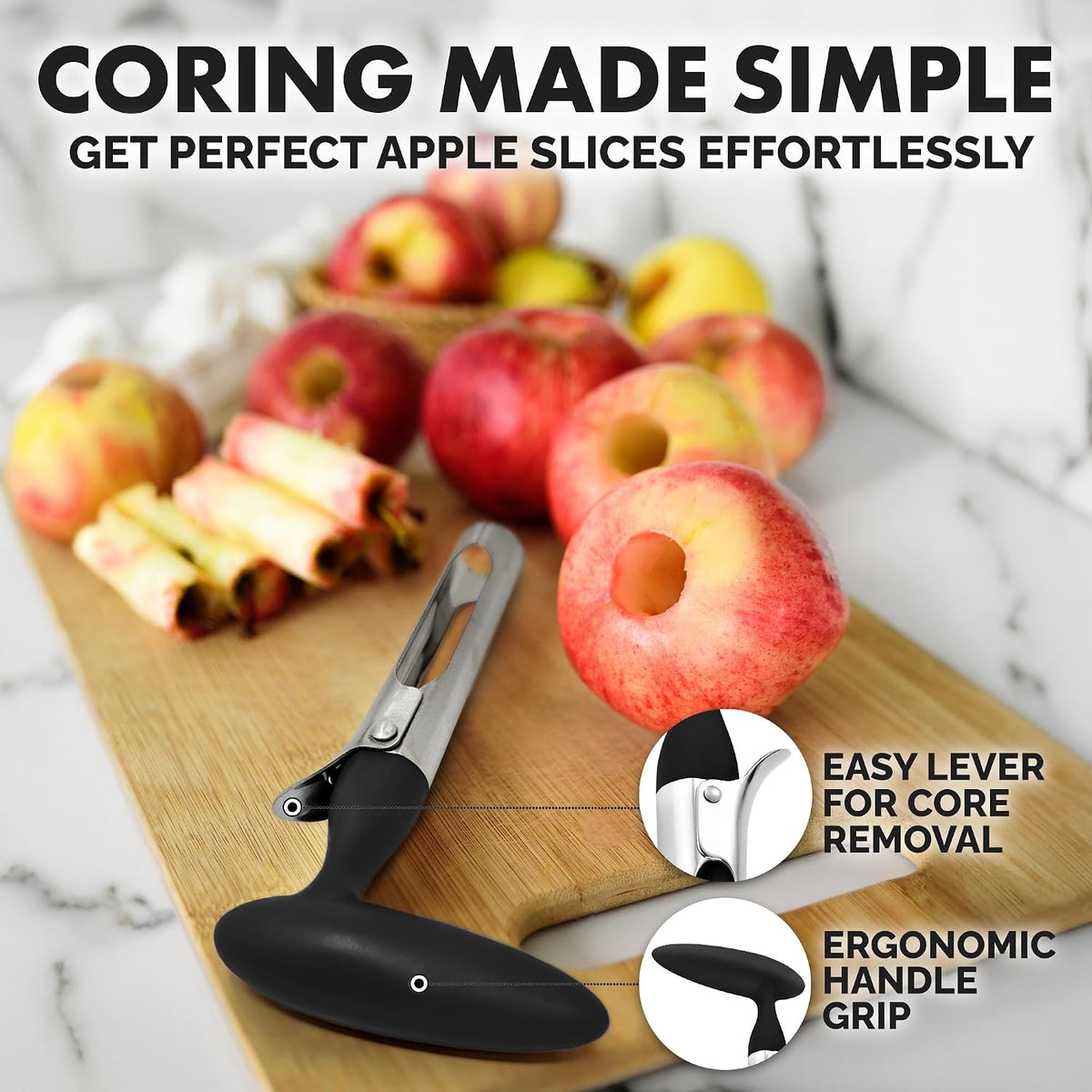 Stainless Steel Pineapple Corer, Slicer & Eye Peeler
