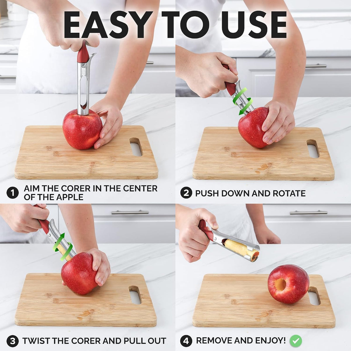 Stainless Steel Pineapple Corer, Slicer & Eye Peeler