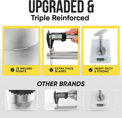 Stainless Steel Pineapple Corer, Slicer & Eye Peeler
