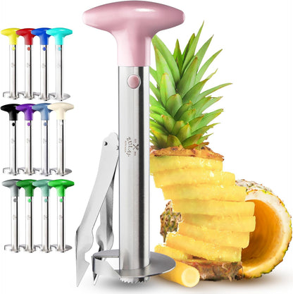 Stainless Steel Pineapple Corer, Slicer & Eye Peeler