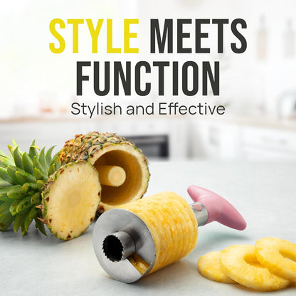 Stainless Steel Pineapple Corer, Slicer & Eye Peeler