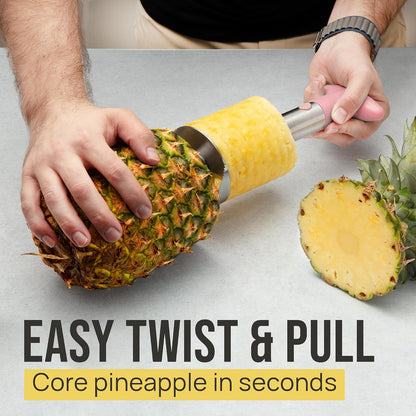 Stainless Steel Pineapple Corer, Slicer & Eye Peeler