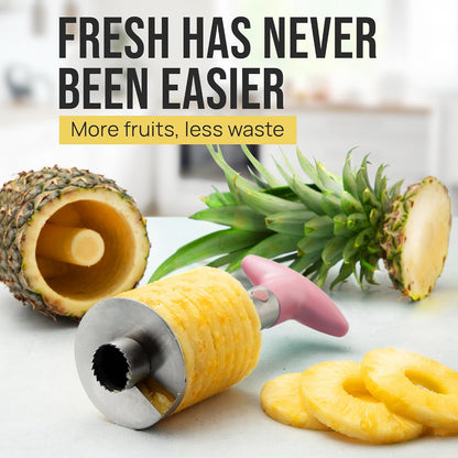 Stainless Steel Pineapple Corer, Slicer & Eye Peeler