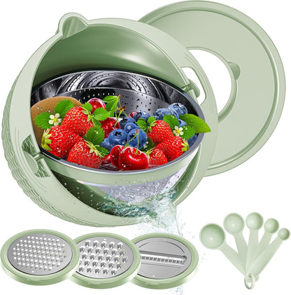 Over the Sink Colander - Strainers and Colanders - Sink Strainer Basket - Expandable Fine Mesh Strainer with Rubber Grip for Veggie, Fruits, Pasta, Home Kitchen Essentials (9.5W x 13.4-21.3L x 3.3H)
