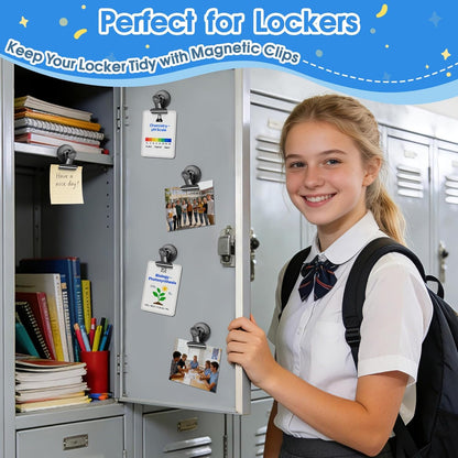 12 Pack Magnetic Clips, Fridge Magnets Refrigerator Magnets, Strong Magnetic Clips Heavy Duty, Whiteboard Magnet Clip for Office Home Classroom Organization Kitchen Accessories(Black)