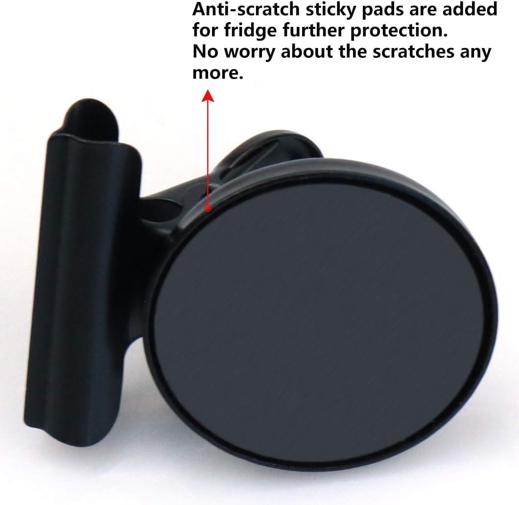 12 Pack Magnetic Clips, Fridge Magnets Refrigerator Magnets, Strong Magnetic Clips Heavy Duty, Whiteboard Magnet Clip for Office Home Classroom Organization Kitchen Accessories(Black)