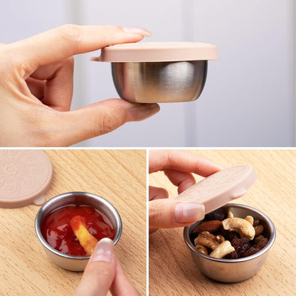 8-Pack Salad Dressing Container, Leakproof Squeeze Bottles