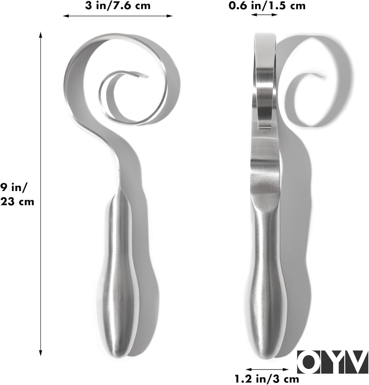 Seamless Dough Whisk, 18/10 Stainless Steel, 9-Inch Danish Dough Whisk
