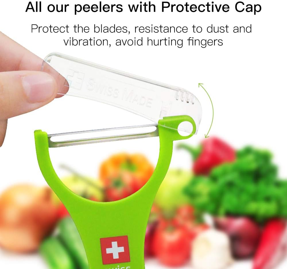 Original Swiss Made Peeler Vegetable&Fruits stainless steel blade Peeler for kitchen (ORANGE-vegetable grater)