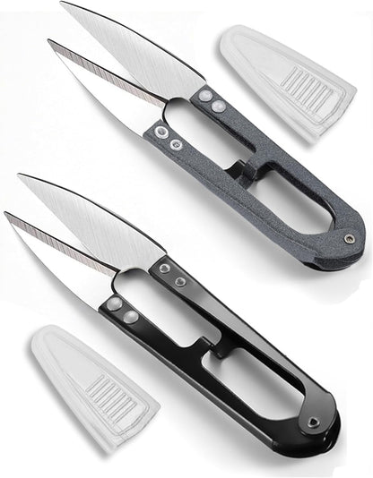2 Pcs Bonsai Pruning Scissors for plants, Mini plant trimmers & Sewing Snips for Bud Leaves Flowers Stitch Embroidery Knitting DIY Crafts