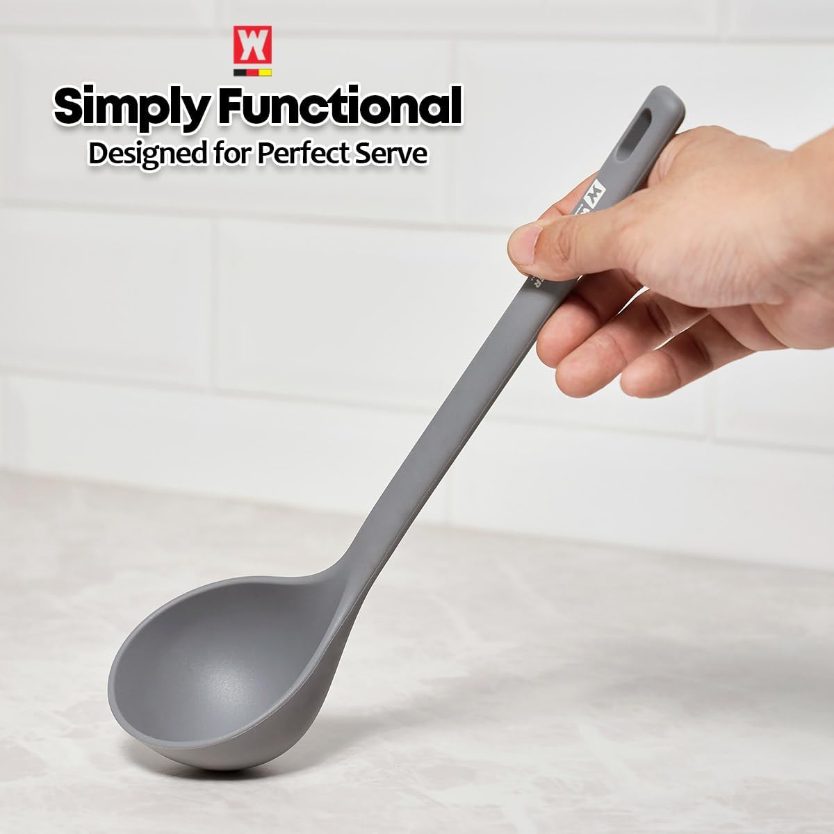 Dark Gray Cooking Brush: Heat Resistant Food Grade Silicone, Non-stick Cookware Safe, Silicone Pastry & basting Brush, Flexible Bristle Design (10.63inch x 1.97inch)