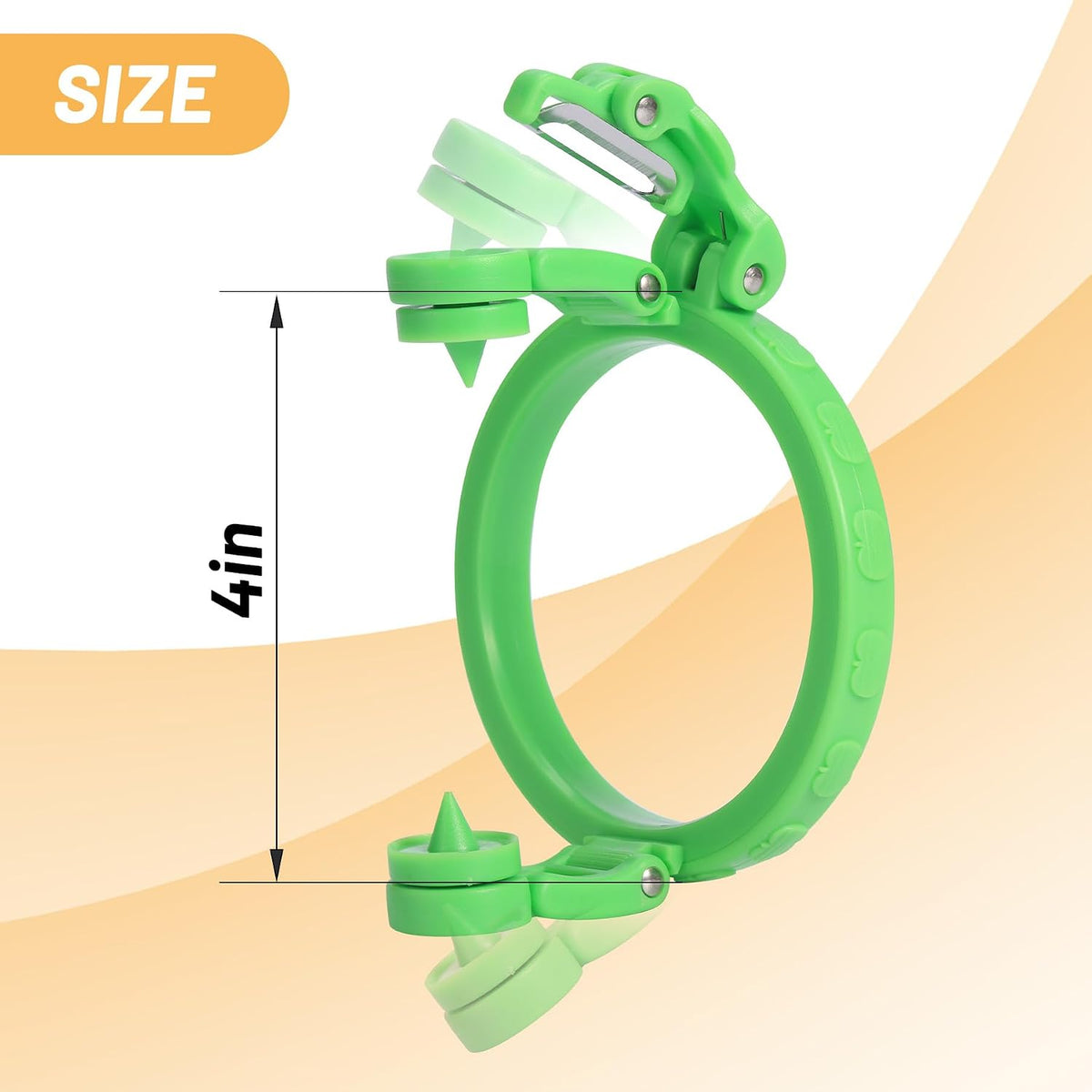Handheld Apple Peeler for Apple Pear Manual Rotating Apple Pear Peeler Zester Kitchen Gadget Apple Peeling Hand Rotation Fruit Spiralizer Peeler Machine Gift Ideas