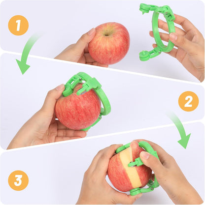 Handheld Apple Peeler for Apple Pear Manual Rotating Apple Pear Peeler Zester Kitchen Gadget Apple Peeling Hand Rotation Fruit Spiralizer Peeler Machine Gift Ideas