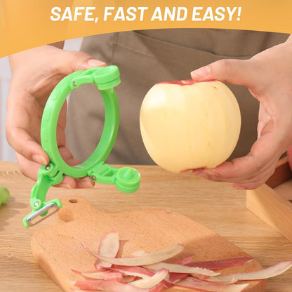 Handheld Apple Peeler for Apple Pear Manual Rotating Apple Pear Peeler Zester Kitchen Gadget Apple Peeling Hand Rotation Fruit Spiralizer Peeler Machine Gift Ideas