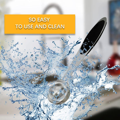 2PCS 1Tbsp(15ml, 1/2oz) Measuring Spoon, Stainless Steel Measure Scoop | Accurate, BPA-Free, Dishwasher Safe, Silicone Grip, Engraved Marking, Kitchen Essential