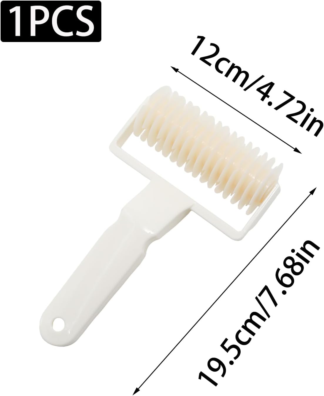 Pastry Lattice Roller Cutter 4.7 Inch Lattice Roller Tool for Dought Cookie Pie Pizza Bread