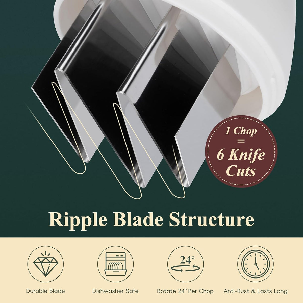 Vegetable Chopper, Manual Food Chopper