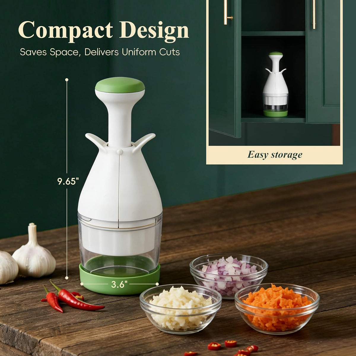 Vegetable Chopper, Manual Food Chopper