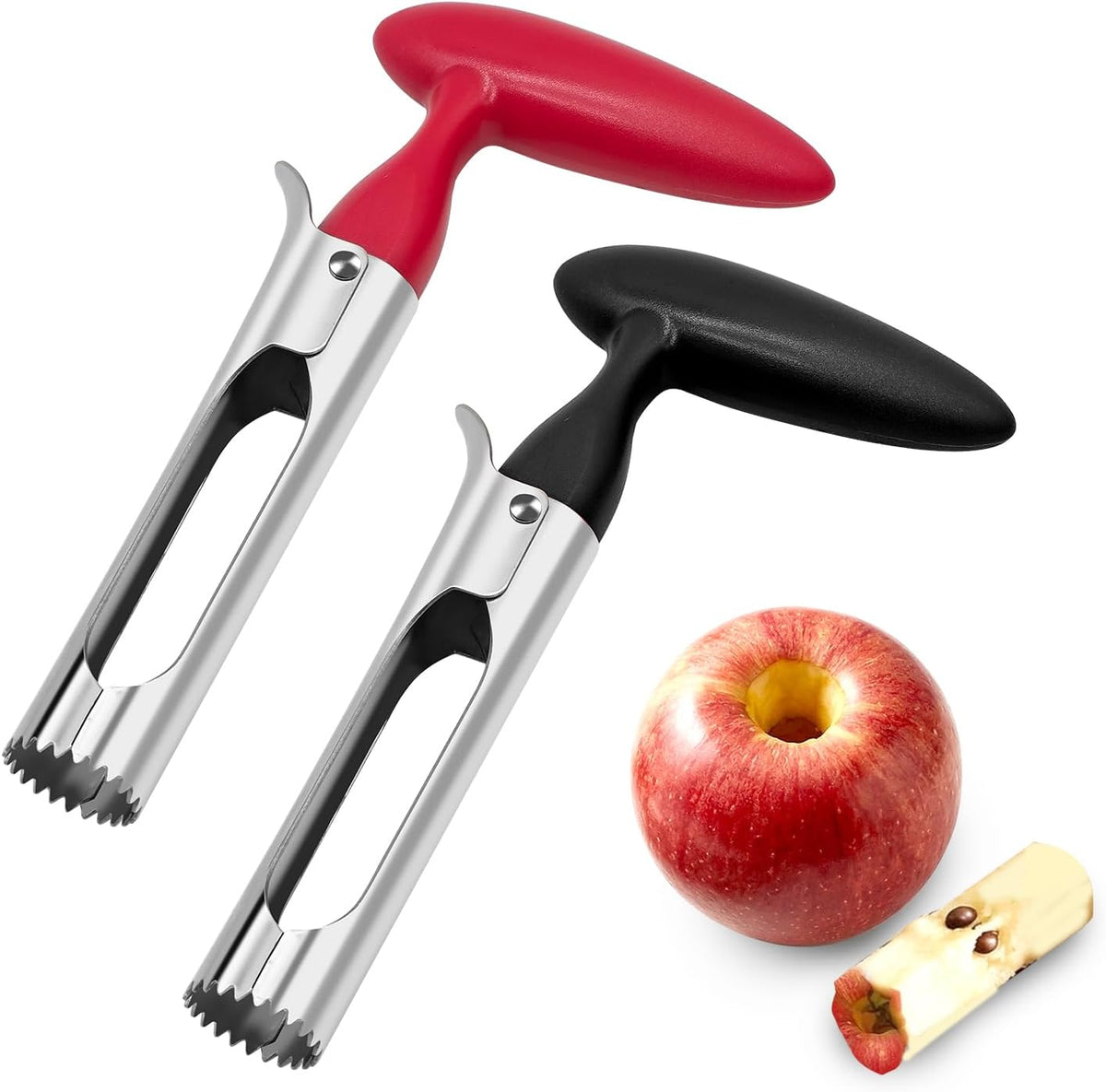 Apple Corer Tool, Stainless Steel Core Remover with Easy Core Release