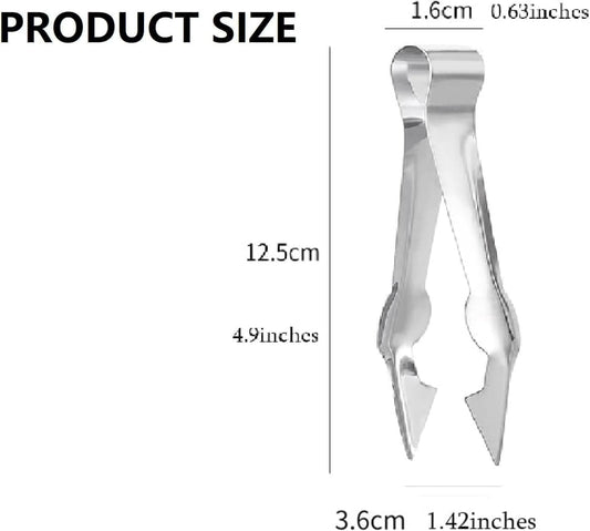 Multi-Functional Fruit and Vegetable Stem Remover Clip, Strawberry Huller, Pineapple Eye Remover, Kitchen Gadget, Silver Stainless Steel Handle