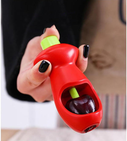 Cherry Pitter Tool Strawberry Core Remover Strawberry Huller Olive Pitter Tool Cherry Corer Fruit Core Remover for Make Dishes, Cherries Pie,Cocktail Cherries