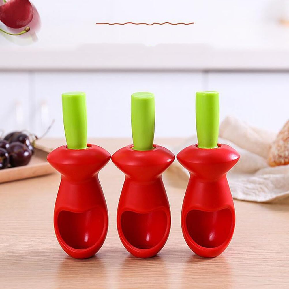 Cherry Pitter Tool Strawberry Core Remover Strawberry Huller Olive Pitter Tool Cherry Corer Fruit Core Remover for Make Dishes, Cherries Pie,Cocktail Cherries