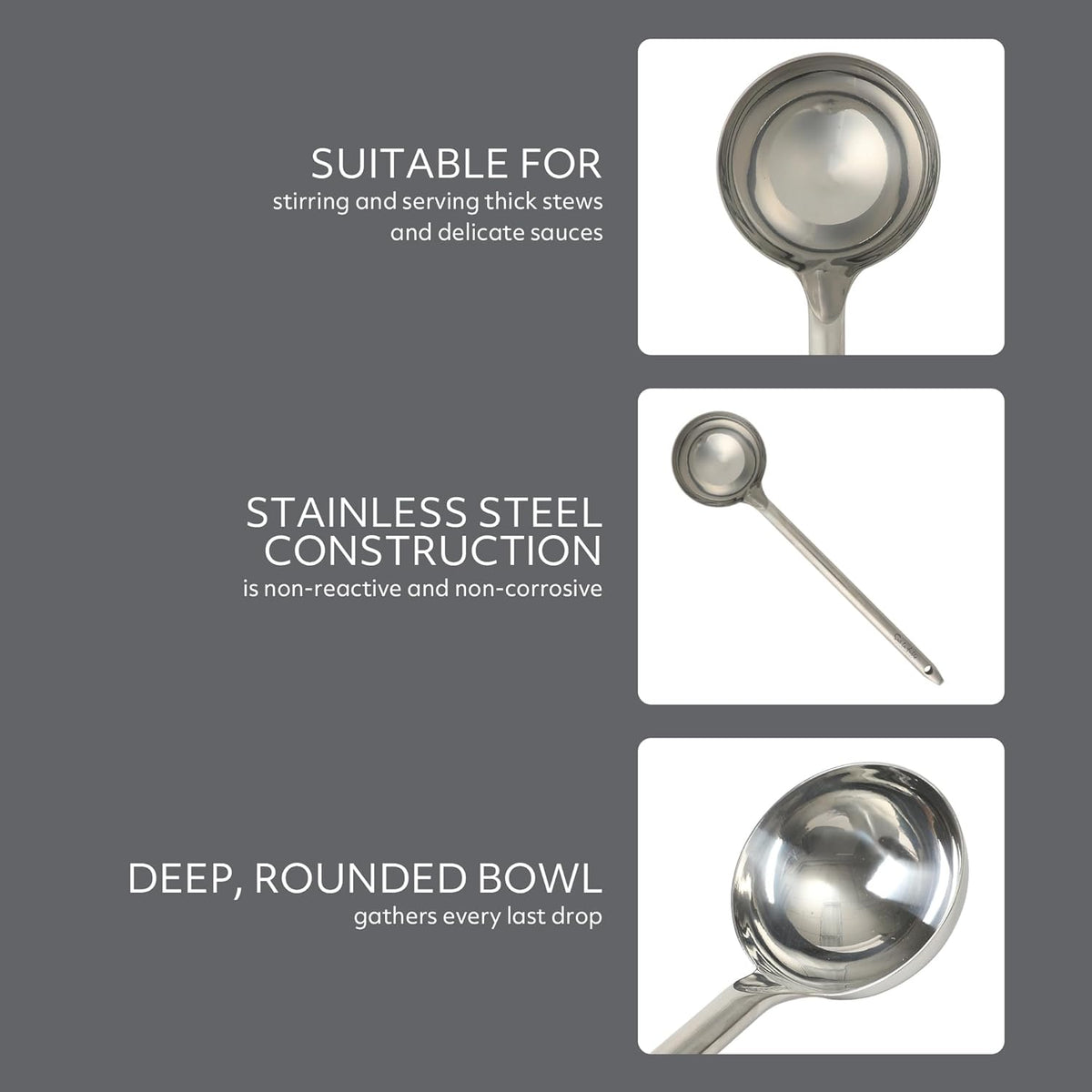 Kitchen Essential Steelhaus Stainless Steel Soup Ladle