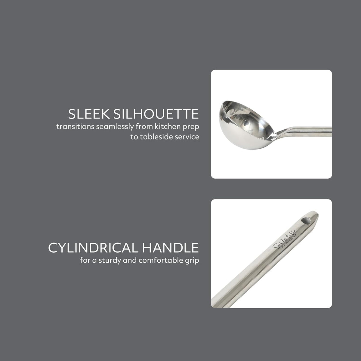 Kitchen Essential Steelhaus Stainless Steel Soup Ladle