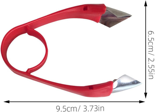 Stainless Steel Strawberry Huller Bright Fruit Stem Remover Tool for Strawberry Tomato and Cherry Precision Kitchen Gadget for Removal