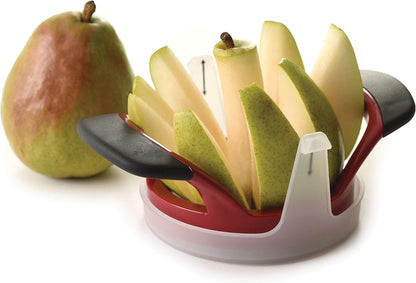 5099 Grip Ez Fruit Wedger/Corer with Push Plate, 8 Sections