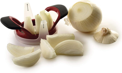 5099 Grip Ez Fruit Wedger/Corer with Push Plate, 8 Sections
