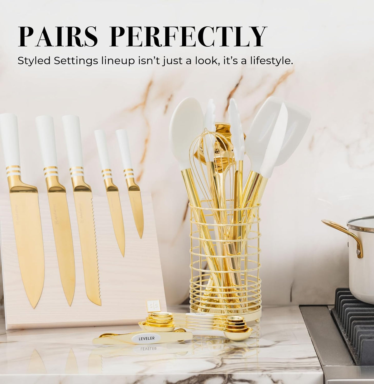 Stainless Steel Magnetic Measuring Spoons Set with Leveler | 8-Piece, Dual Sided, Stackable, BPA Free, Stainless Steel Measuring Spoons for Dry & Liquid Ingredient - Fits in Spice Jars