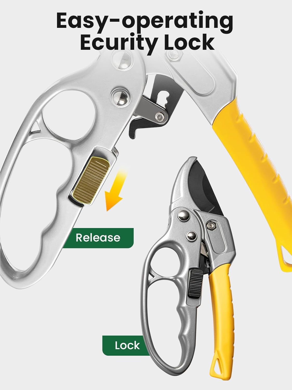 3 Packs 6.5 Inch Pruning Shears Gardening Hand Pruning Snips Gardening Scissors with Straight Stainless Steel Precision Blades