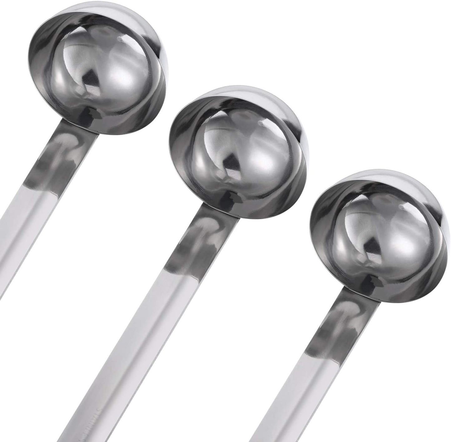 Stainless Steel Ladle Soup Handle Ladle with Pouring Rim for Kitchen Cooking Soup Sauce