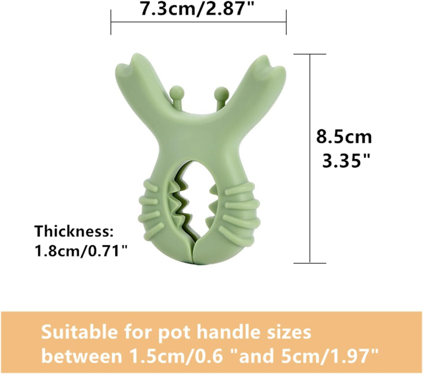 4Pcs Pot Spoon Rest Holder,Spatula Rack,Silicone Crab Pot Lid Support,Multipurpose Fixed Clamp Anti Scalding Universal Essential Accessories for Kitchen Cookware,Steam Releaser