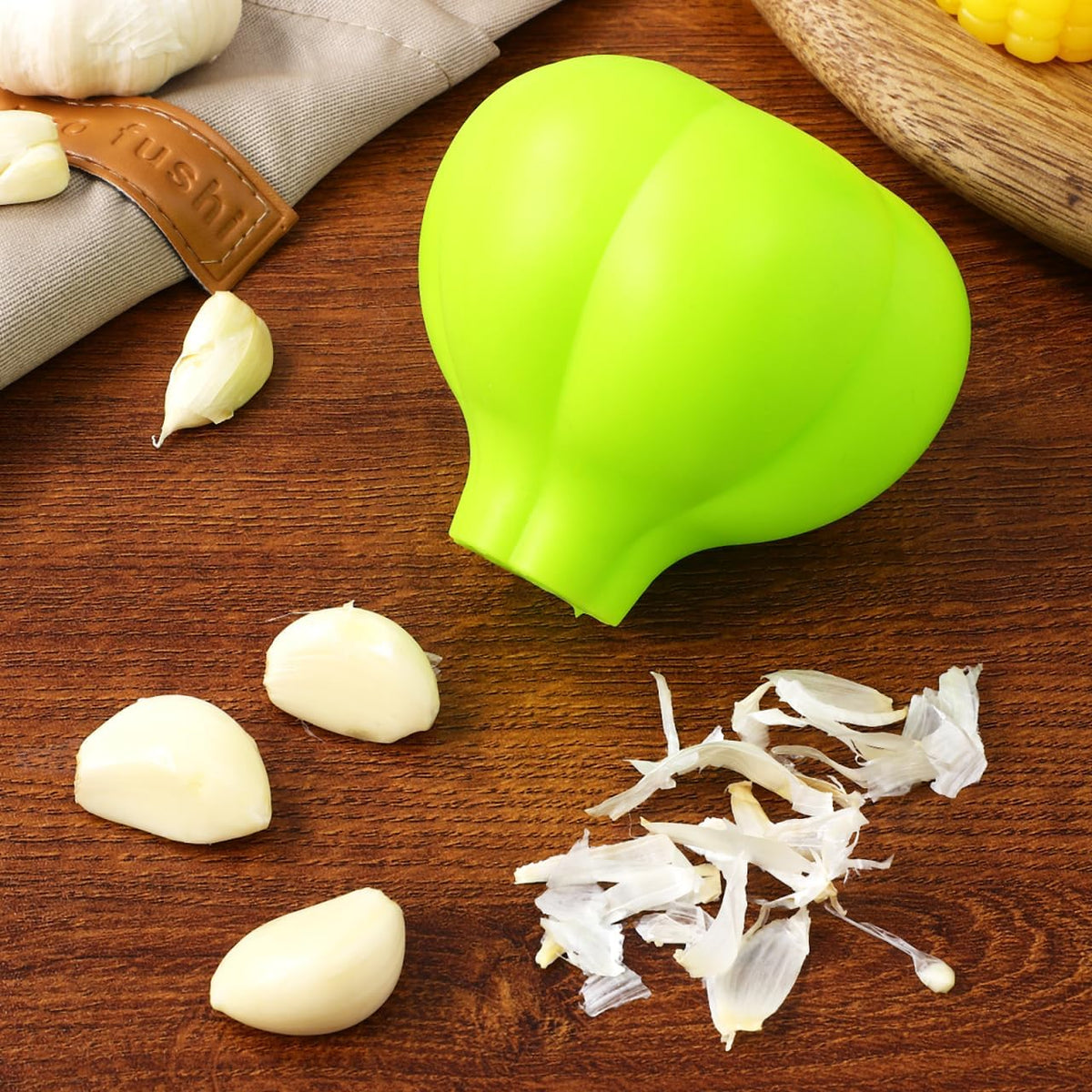 Silicone Garlic Peeler Garlic Skin Remover Tool for Peeling Kitchen Peeler for Easy Use Safe Daily Cooking 2.99 X 2.99 X 2.75 in 1 Pack