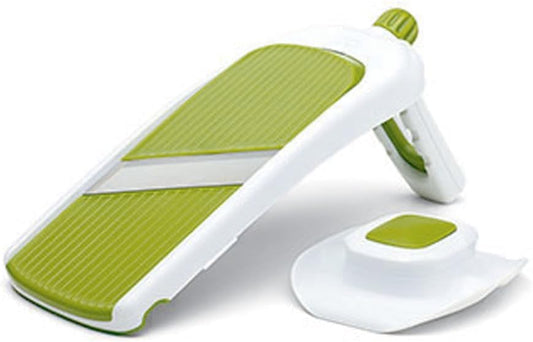 Sleek Slice Handheld Collapsible Mandoline, Green
