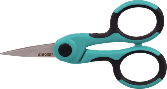 4-1/2 inch ProSeries™ Scissor with NANO Tip™ Comfort Grip | Ultra-sharp NANO Tip 4.5 inch detail scissors with soft TPR grip; precise cuts for embroidery, applique and detail work
