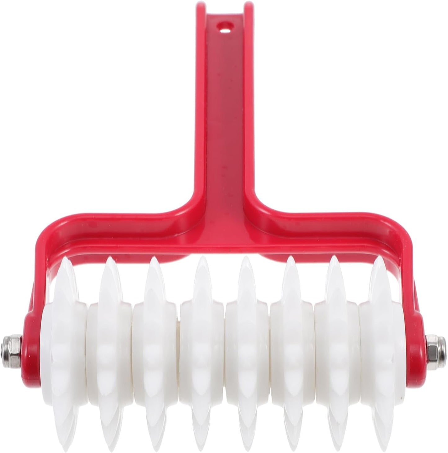 Pizza Dough Roller Docker Pizza Hole Puncher Kitchen Gadget Food-Grade Dough Perforator Roller for Even Crust Prep Helps Reduce Bubbles 7.87 X 4.72 X 1.96 in 1 Pack
