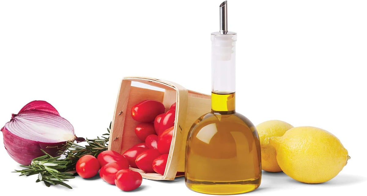 Fox Run Olive Oil Sprayer Bottle, 7" x 1.5" Stainless Steel Oil Mister