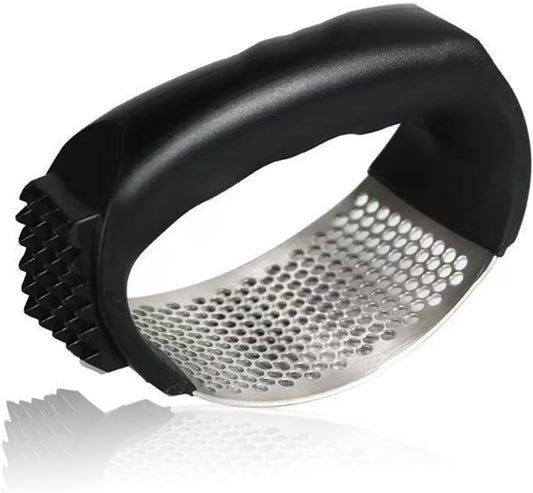 Stainless Steel Garlic Press, Garlic Press Rocker Crusher Masher,Garlic Smasher, Portable Manual Heavy Duty Garlic Mincer, Garlic Chopper (1Pack)