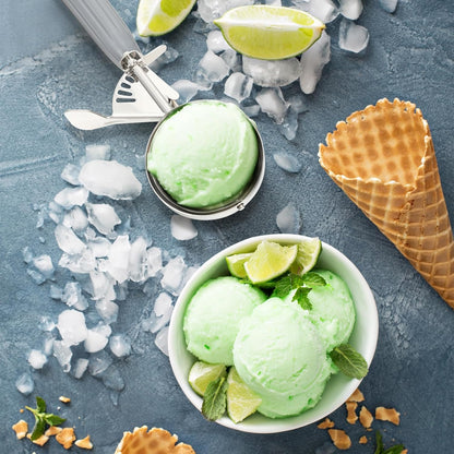 2 Pcs Release Cookie Scoops Ice Cream Scooper with Trigger Release Portion Scoop Stainless Steel for Portion Control, Baking Food, Cookie Dough (1 oz,Black)