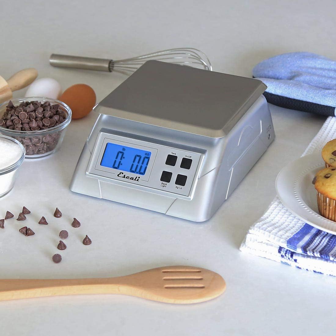 Alimento 136DK Digital Kitchen Scale, Elite Food Measuring to The Gram with Removable Stainless Steel Platform and LCD Display, Baking and Cooking Made Simple