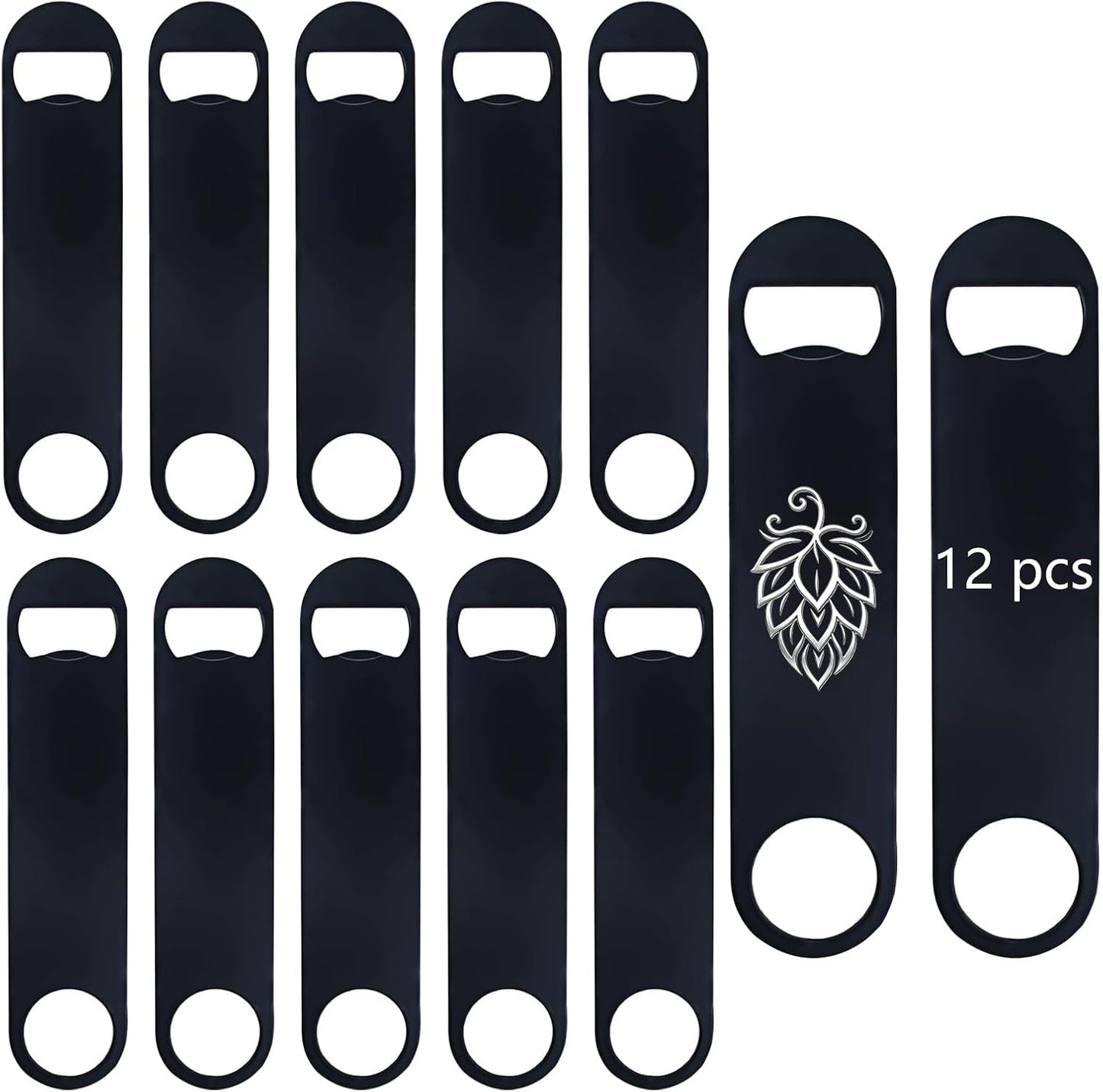 10 Pcs Sublimation Blank Bottle Opener,White Stainless Steel Beer Opener,Credit Card Size, 2.09x3.35 Inch,Perfect Presents for Christmas,Wedding, Father's Day,Suitable for Bar,Kitchen, Restaurant