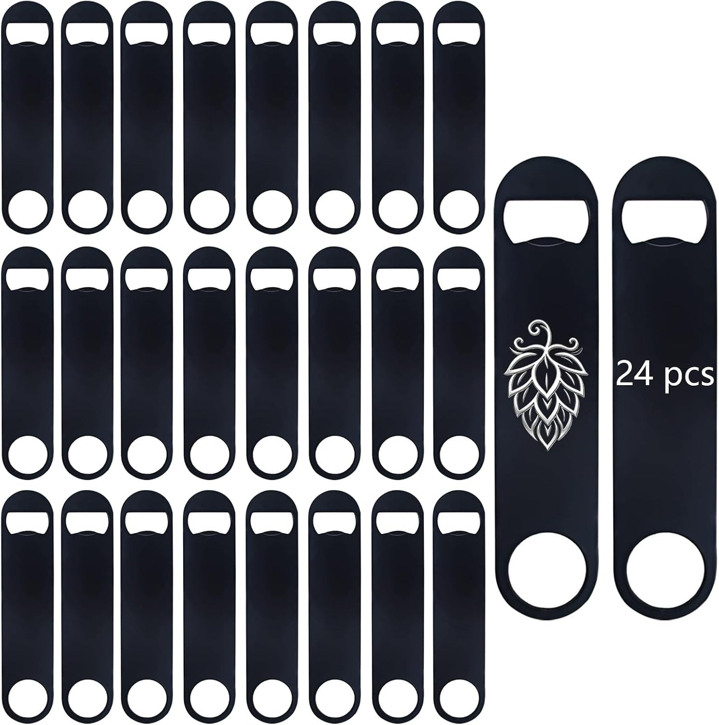 10 Pcs Sublimation Blank Bottle Opener,White Stainless Steel Beer Opener,Credit Card Size, 2.09x3.35 Inch,Perfect Presents for Christmas,Wedding, Father's Day,Suitable for Bar,Kitchen, Restaurant