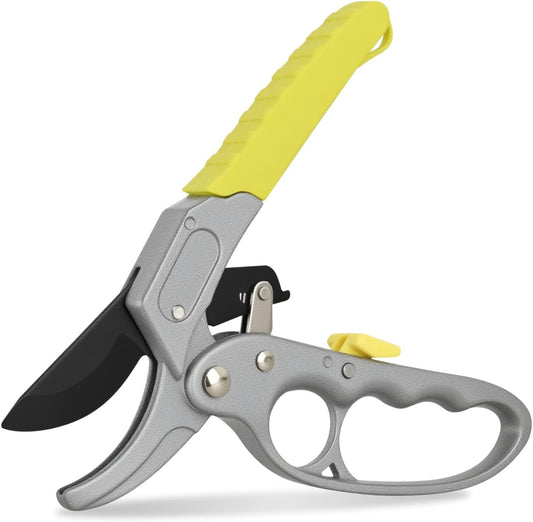 Pruning Shears Garden Shears 7.8" Professional Garden Scissors Sharp 65 Manganese Steel Blade Heavy Duty Clippers Hand Pruners for Cutting Fresh Flowers Branch Plant Trimming Gardening Tools