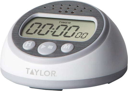 Digital Timer Counts Up and Down for School, Learning, Projects, and Kitchen Tasks, Super Loud Digital Timer, Gray