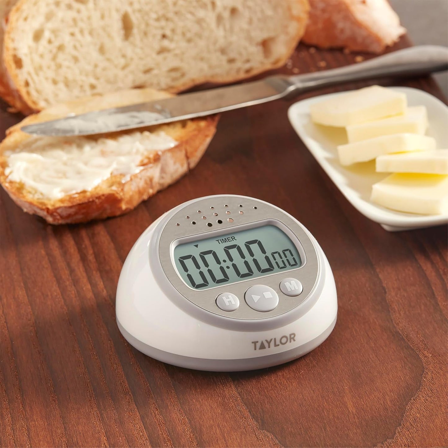 Digital Timer Counts Up and Down for School, Learning, Projects, and Kitchen Tasks, Super Loud Digital Timer, Gray